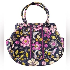 Vera Bradley Bird Butterfly Quilted Handbag Purse Cottagecore Coquette Fairy